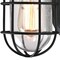 Westinghouse Fixture Wall Outdoor 60W Crestview, Textured Black Cage Clear Seed Glass 6334700 - alternate 3